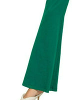 Green pants on a white background