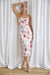 Floral Midi Cowl Neck Slip Dress for women
