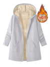 Fleece-Lined Zip Up Hooded Outerwear