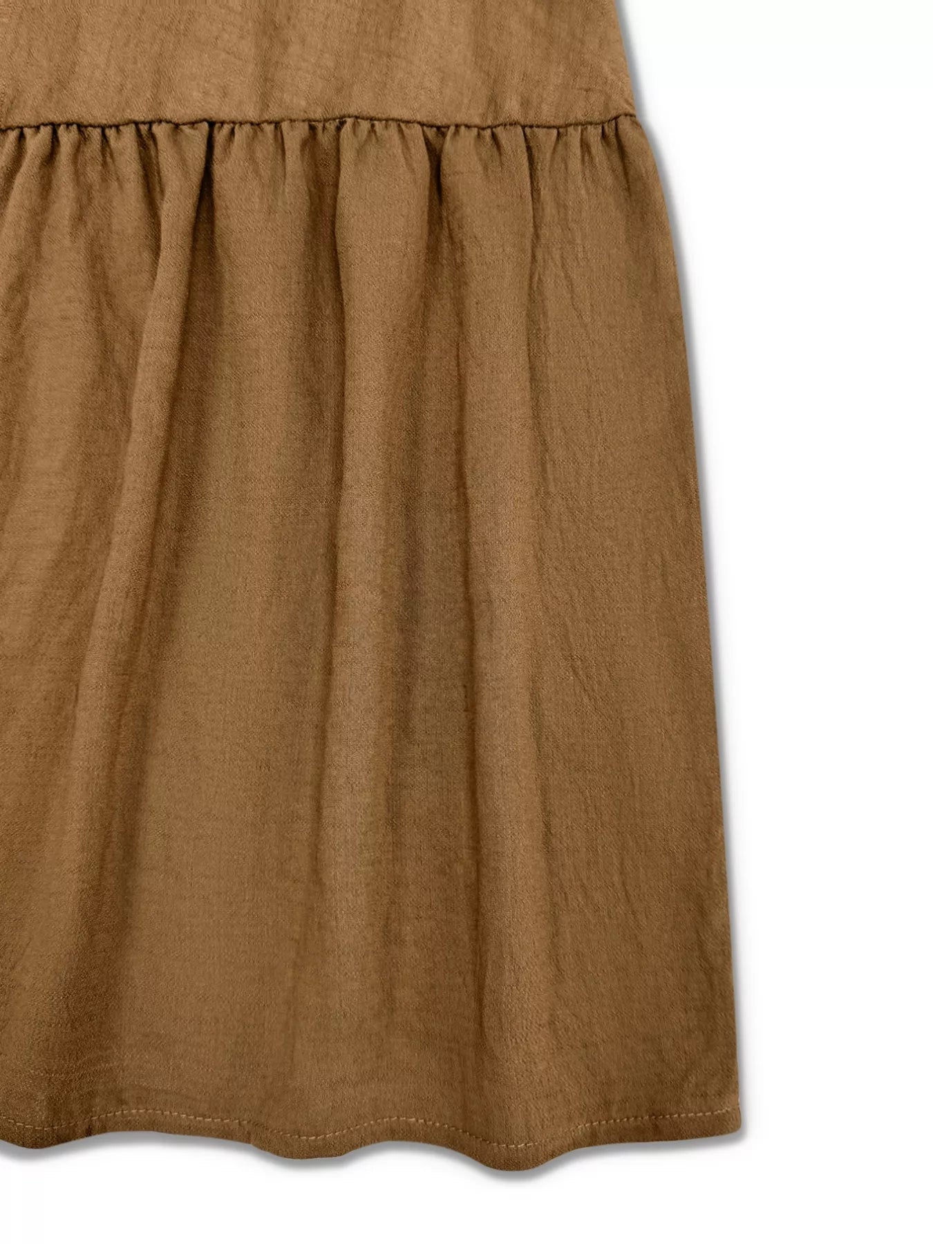 Brown skirt on a white background