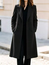 Double-Breasted Lapel Collar Coat