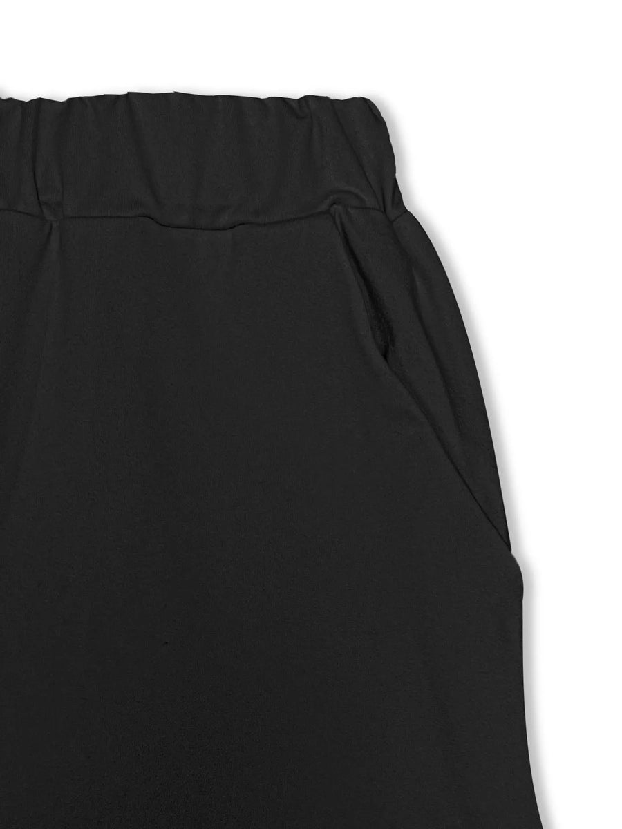 Black pants with a white background