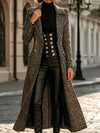 Tweed Long Sleeve Longline Coat