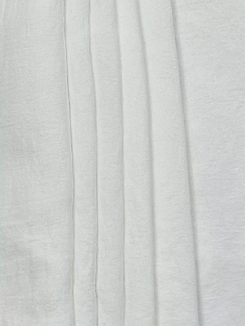 Close-up of light gray fabric texture