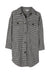 Hound tooth long shacket