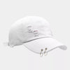 Distressed Denim Baseball Cap For Women