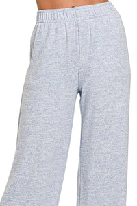 Gray sweatpants on a white background