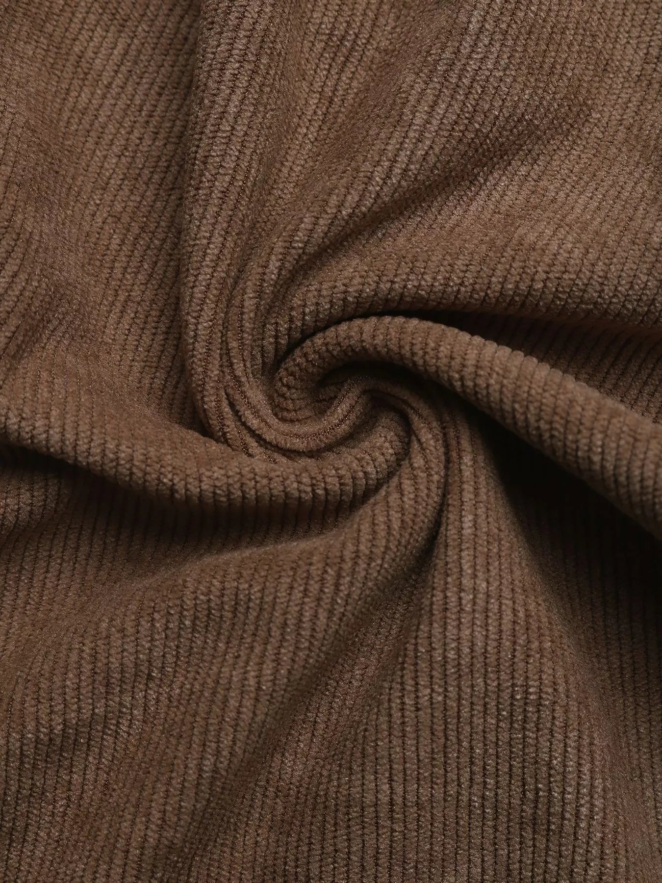 Close-up of brown textured fabric