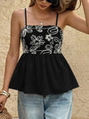 Floral Peplum Cami