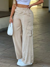 Wide-Leg Cargo Pants