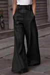 High Waist Wide Flare Pants
