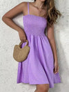 Women Full Size Smocked Square Neck Cami Dress Plus Size