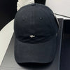 Women Trendy Cotton Baseball Cap with Embroidered Detail