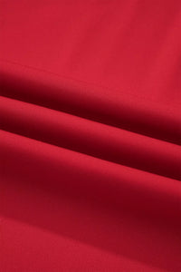 Close-up of red fabric with visible texture