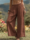 Women's Full Size Bohemian Wide-Leg Pants Plus Size