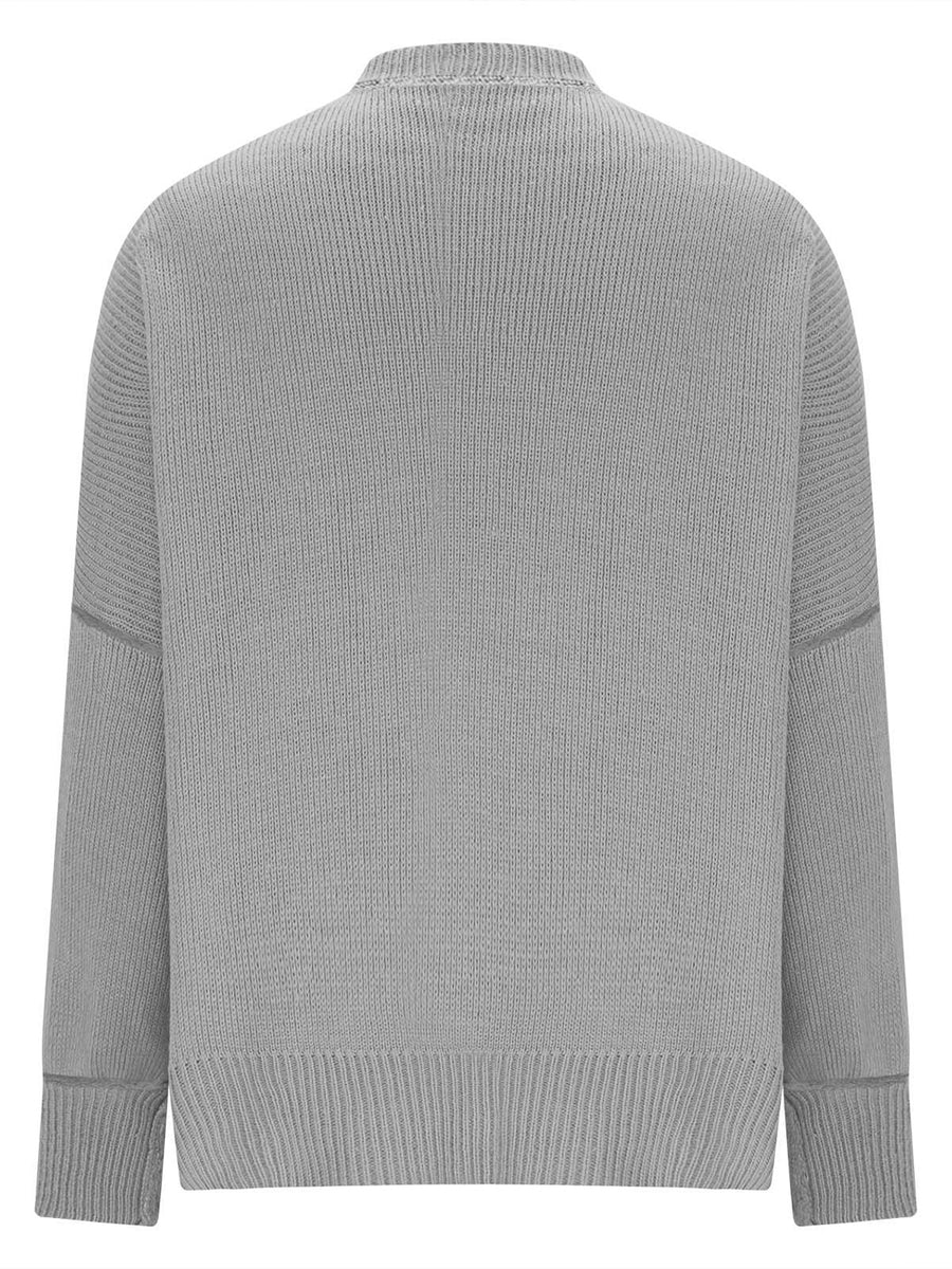 Round Neck Long Sleeve Sweater