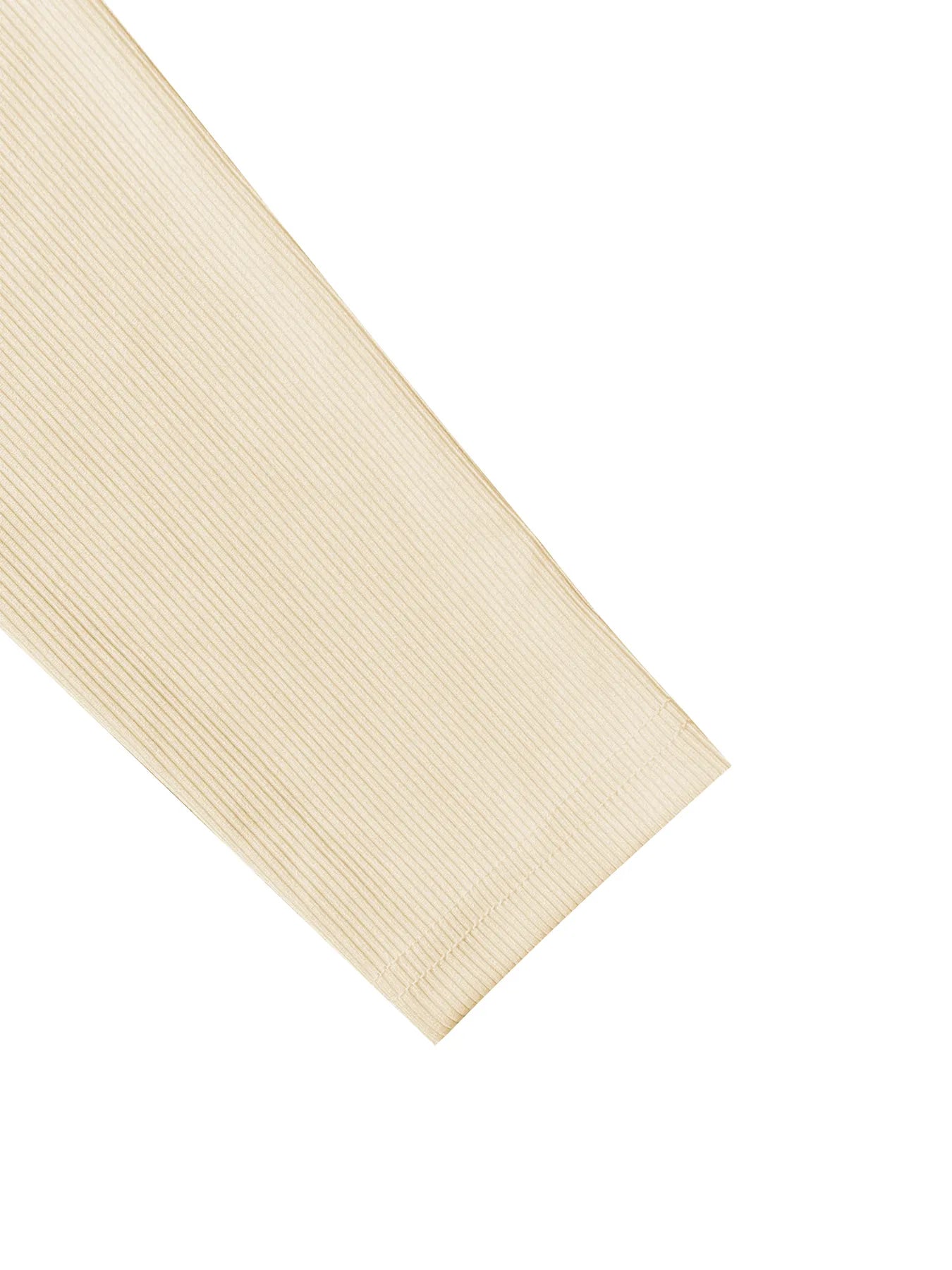 Beige rectangular tile on a white background