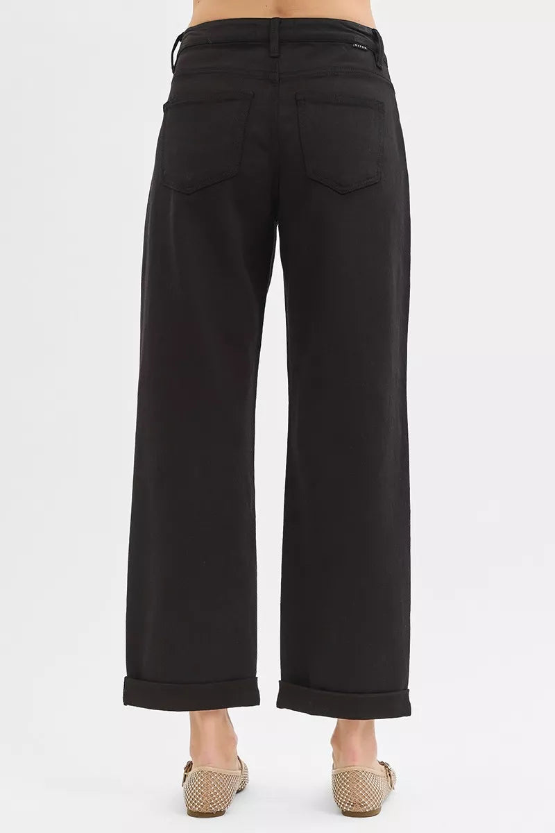 Black pants on a white background
