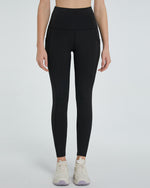 Front view of High Waist Active Leggings – Bold Colors
