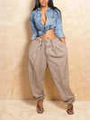 Elastic Waist Loose Fit Pants