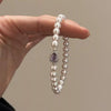 Women's Pearl Gourd Bracelet Bangle Jewelry