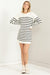 Casually Chic Striped Sweater Dress