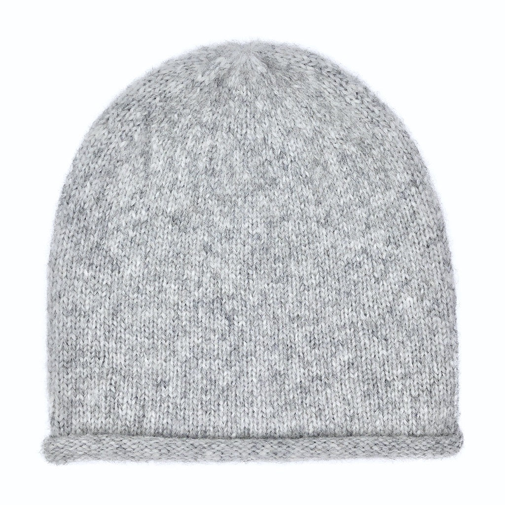 gray alpaca hat beanie