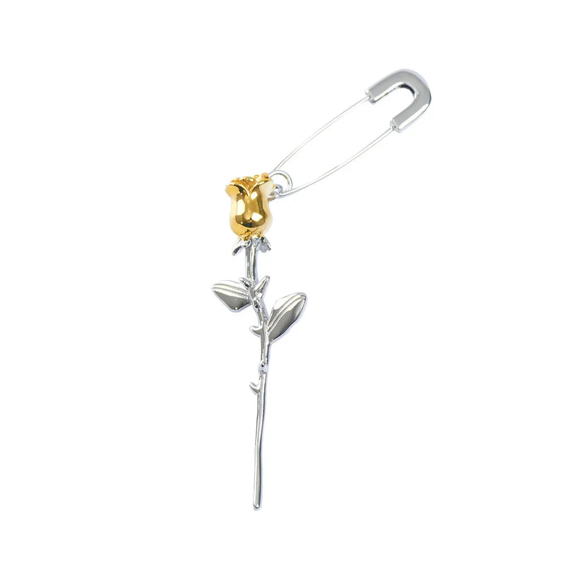 Marigold Shadows Accessories ***Azu Thorny Rose Pin Earring