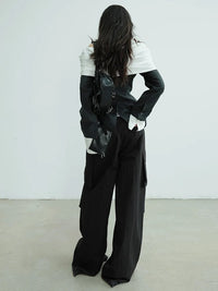 Marigold Shadows Blazers ***Opkuto Open Shoulder Blazer