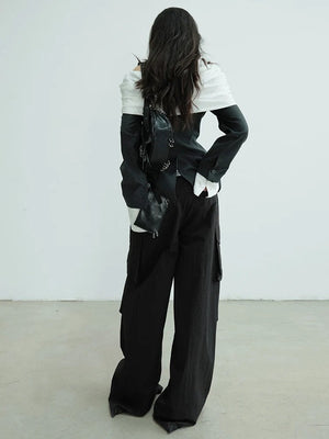 Marigold Shadows Blazers ***Opkuto Open Shoulder Blazer