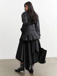 Marigold Shadows Blazers ** Sharka Belted Blazer