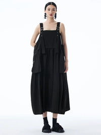 Marigold Shadows Dresses *** Canter Overall Pocket Dress