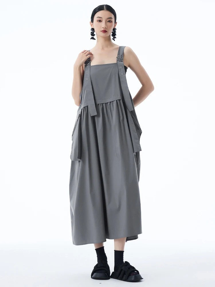 Marigold Shadows Dresses *** Canter Overall Pocket Dress