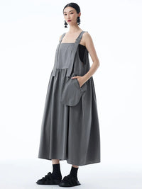 Marigold Shadows Dresses *** Canter Overall Pocket Dress