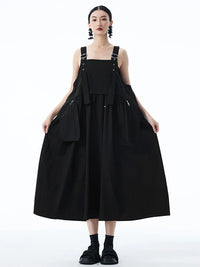 Marigold Shadows Dresses *** Canter Overall Pocket Dress