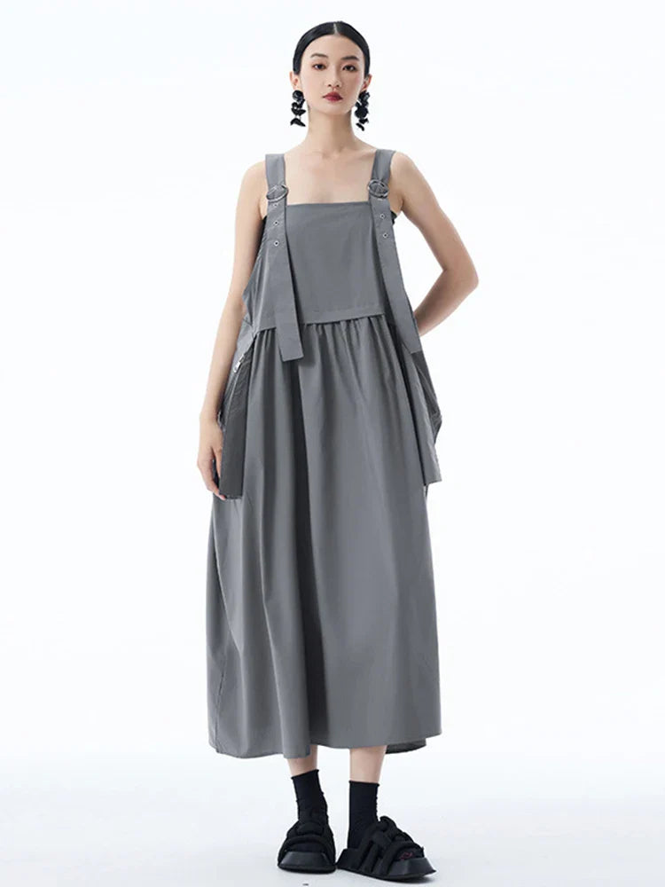 Marigold Shadows Dresses *** Canter Overall Pocket Dress