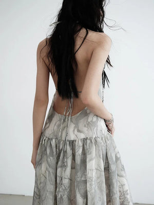 Marigold Shadows Dresses Marabella Ruffle Halter