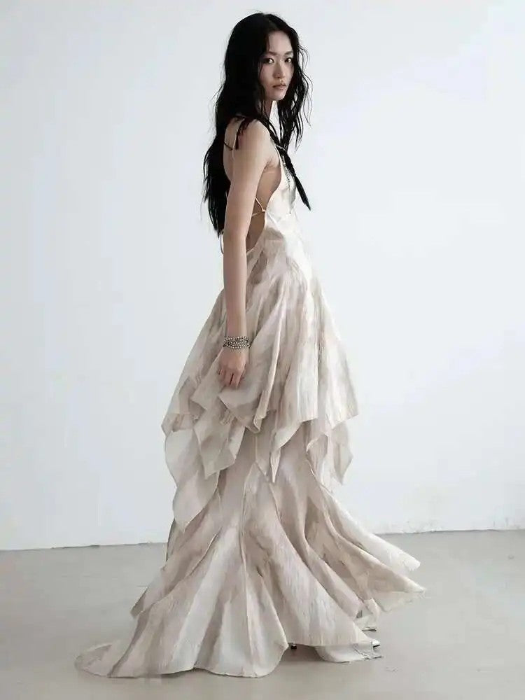 Marigold Shadows Dresses ***Mericott Ruffle Dress