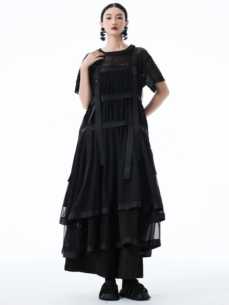 Sarigossion Sheer Layered Dress by Marigold Shadows
