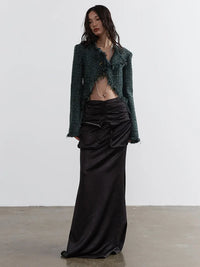 Full view of Marriagie Frayed Tweed Jacket