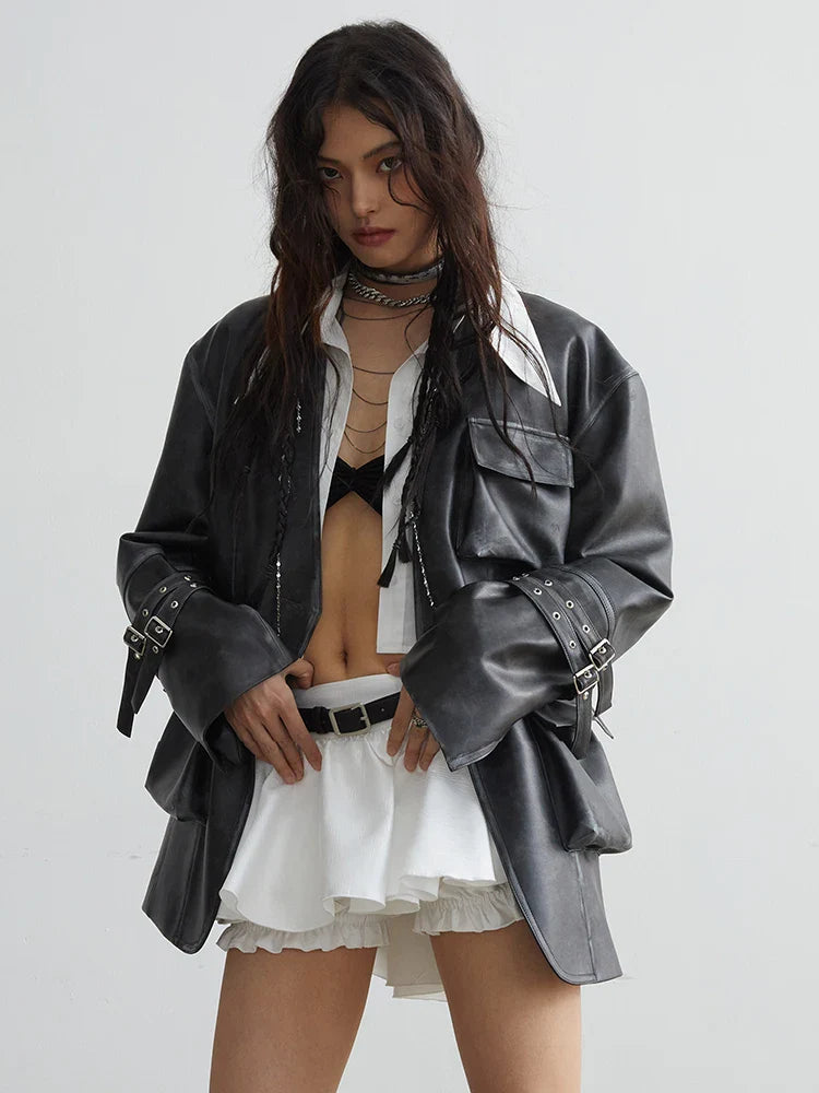 Mauarci Vegan Leather Jacket 