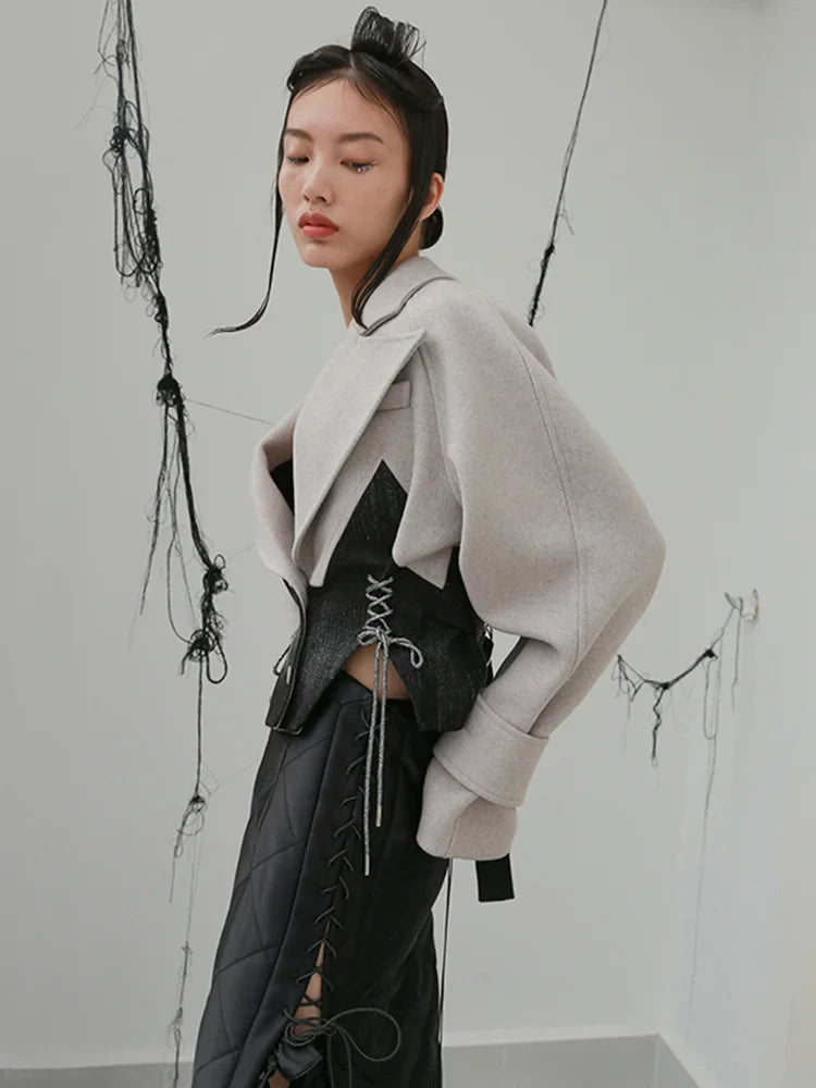 Marigold Shadows Jackets Merkauna Two Toned Jacket