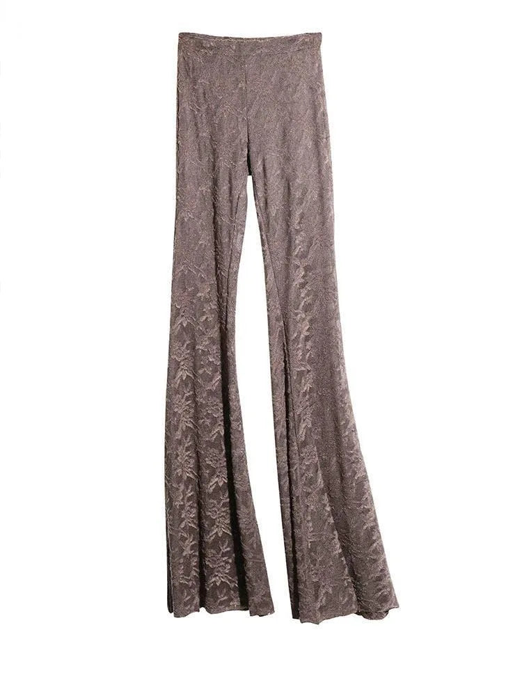 Marigold Shadows Pants ***Mancaddi Sheer Lace Pants