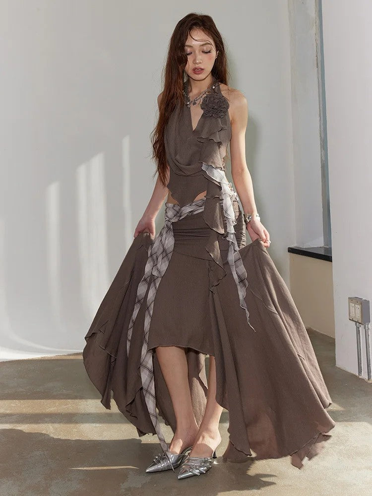 Marigold Shadows Skirts *** Burnn Layered Skirt