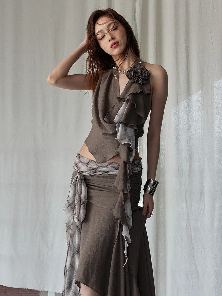 Marigold Shadows Skirts *** Burnn Layered Skirt