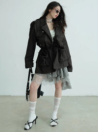 Marigold Shadows Skirts *** Charlie Layered Ruffle Skirt