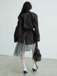 Marigold Shadows Skirts *** Charlie Layered Ruffle Skirt