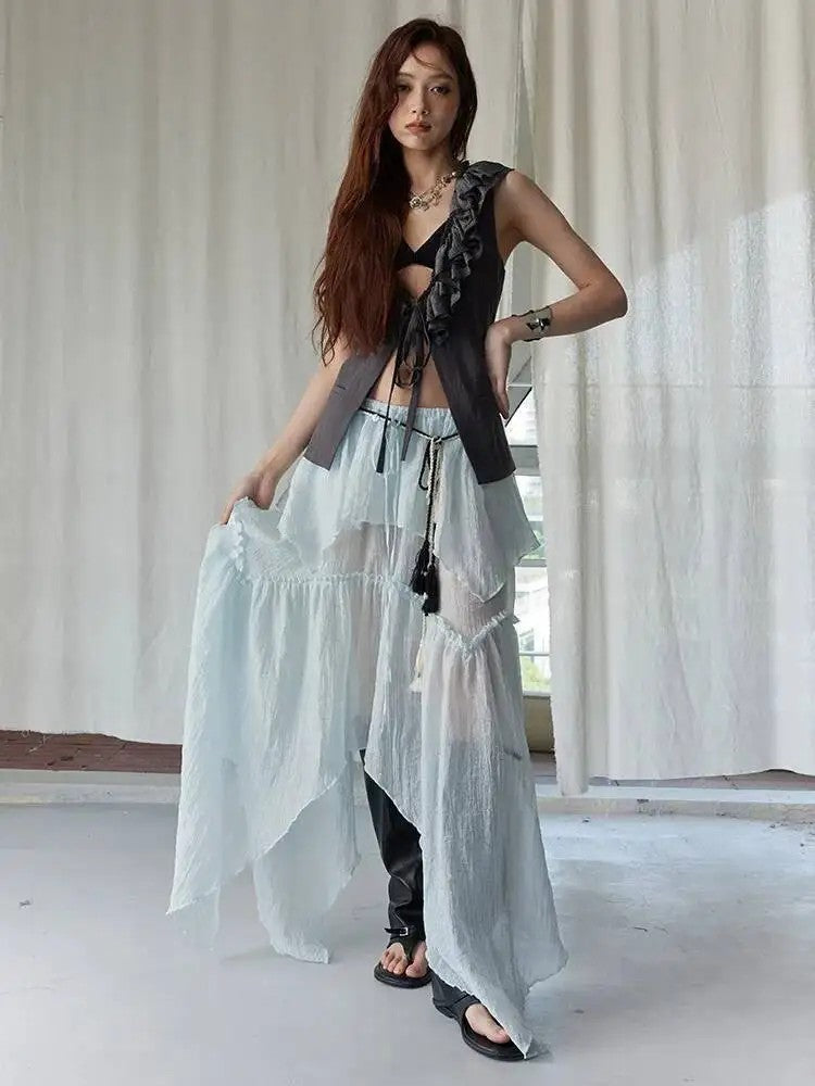 Marigold Shadows Skirts *** Fairee Layered Ruffle Skirt