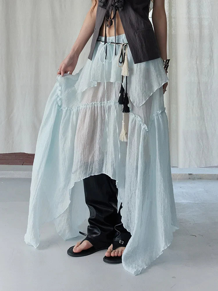 Marigold Shadows Skirts *** Fairee Layered Ruffle Skirt