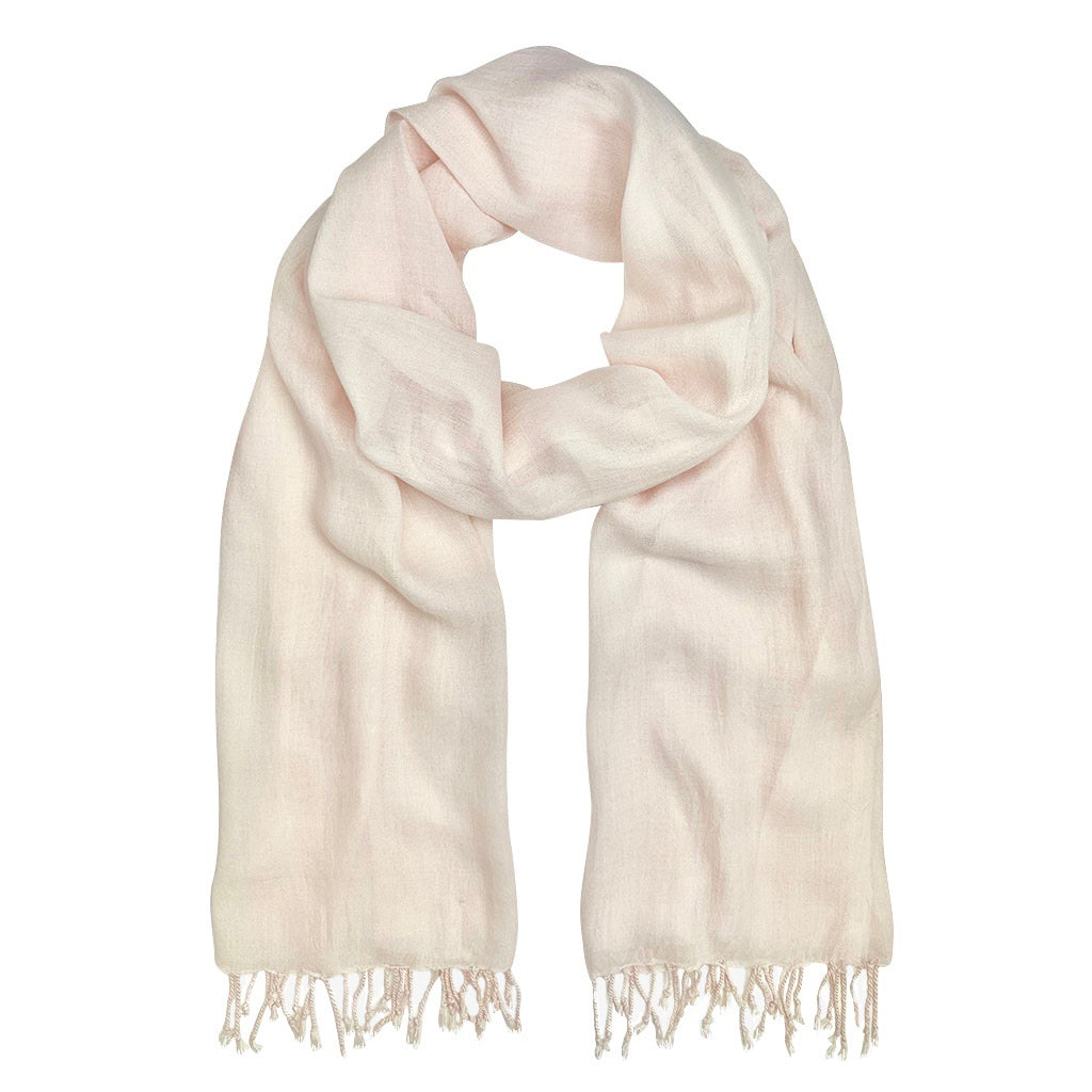 pink bamboo scarf